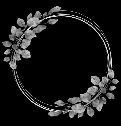 Рамка круглая