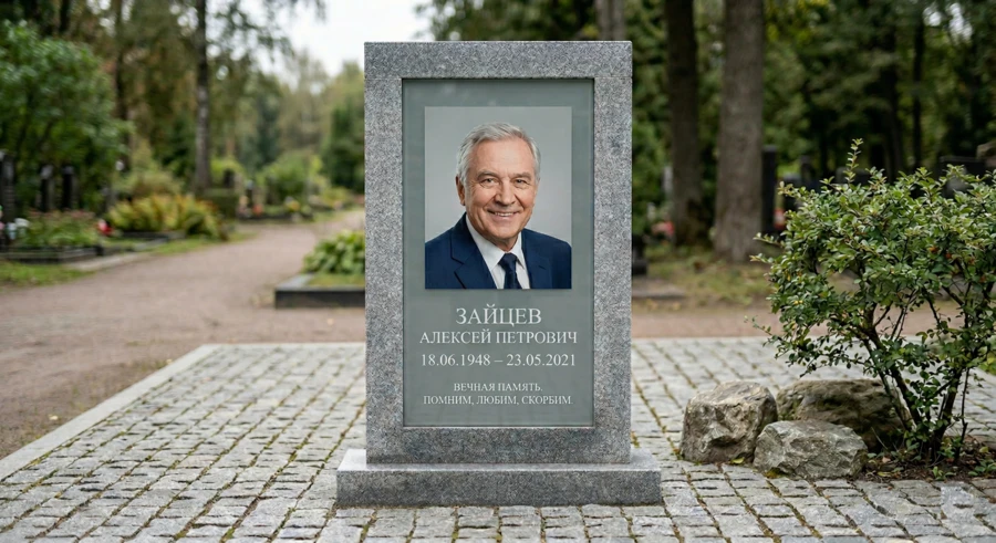 pamyatnik-s-portretom-v-ramke